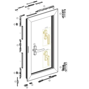 Aluminum-Tilt-Turn-Window-Hardware-System