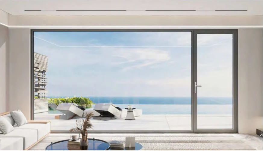Spectacular Seaside Living with Aluminum Casement Doors
