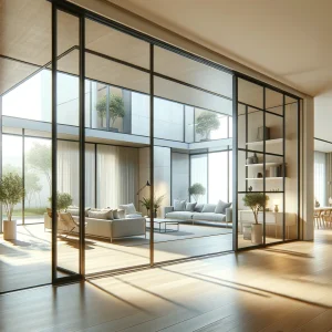 Aluminum glass doors help create bright, airy spaces that are inviting and comfortable.They create a sense of expansiveness and openness.