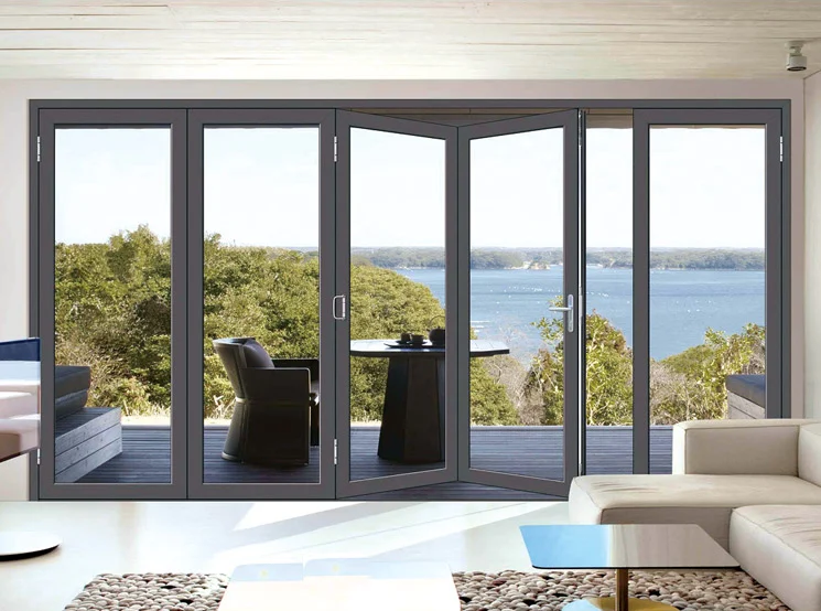 aluminum bi-folding door