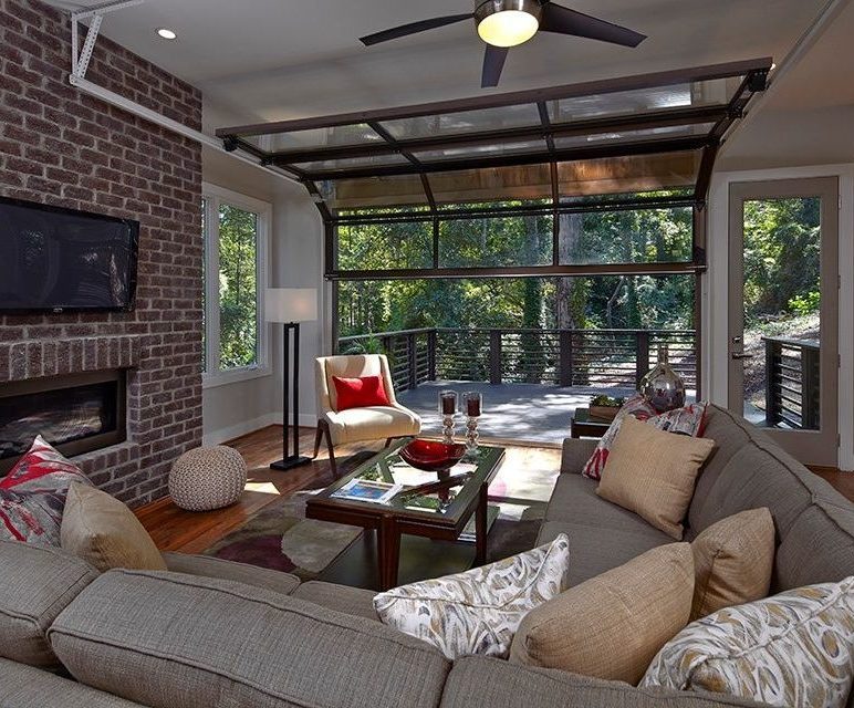 interior glass garage door