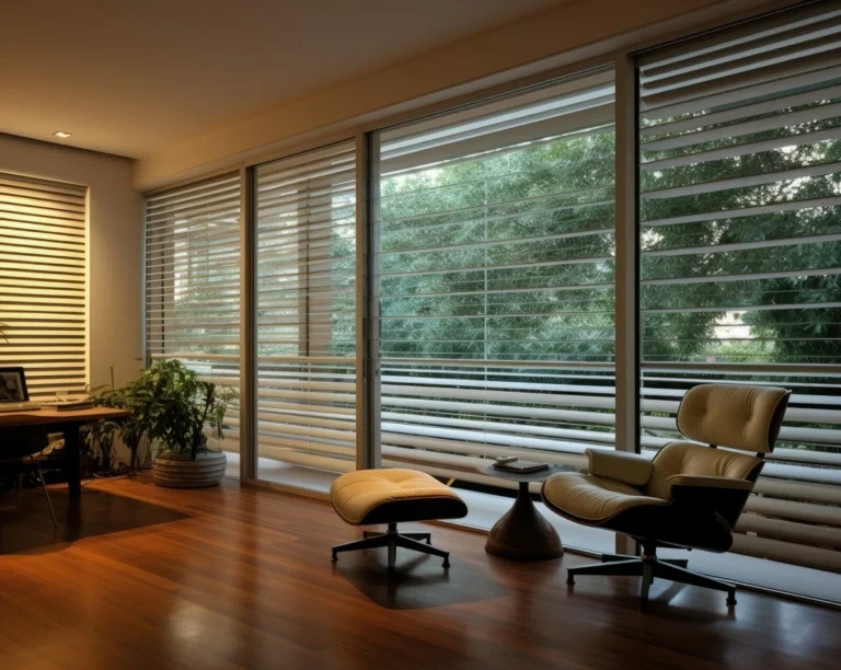 modern jalousie window