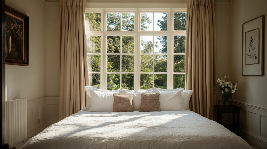 Transom-Window design-Ideals-In-bedroom