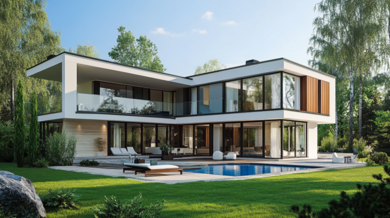 polish house with windows