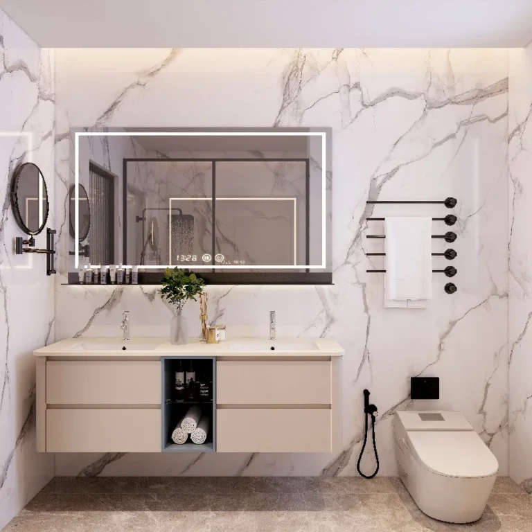 popular smart white bathroom vanity