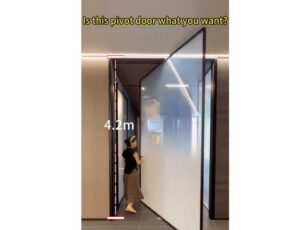 4.2m Ultra-Height Aluminum Pivot Door