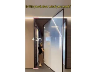 4.2m Ultra-Height Aluminum Pivot Door