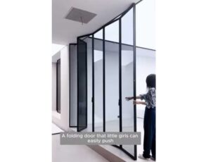 6-Panel Aluminum Folding Door