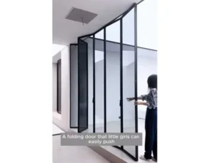6-Panel Aluminum Folding Door