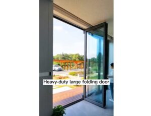 Heavy-Duty Large Aluminum Folding Door