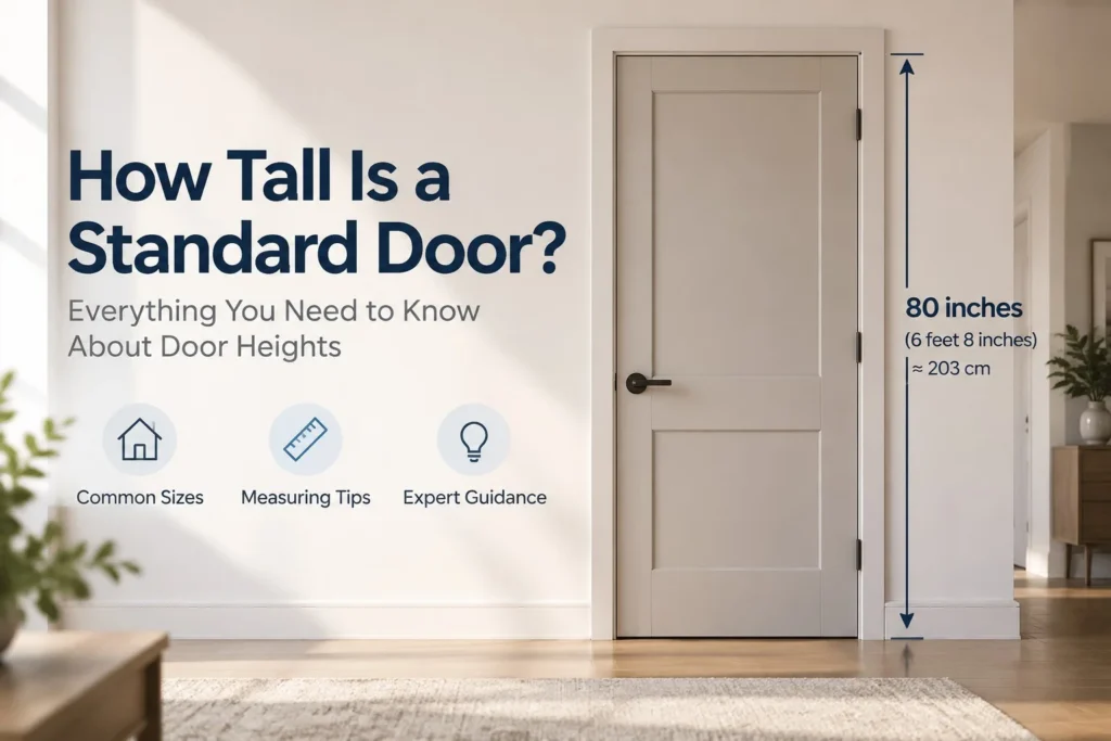 how tall is a standard door-standard door height