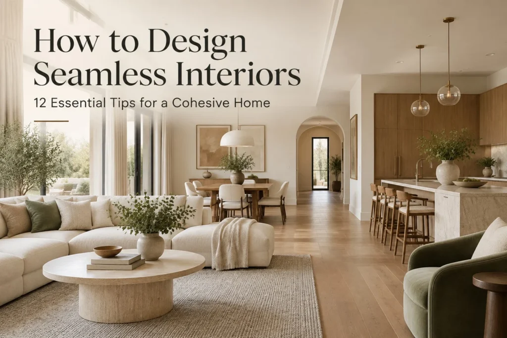 how to design seamless interiors